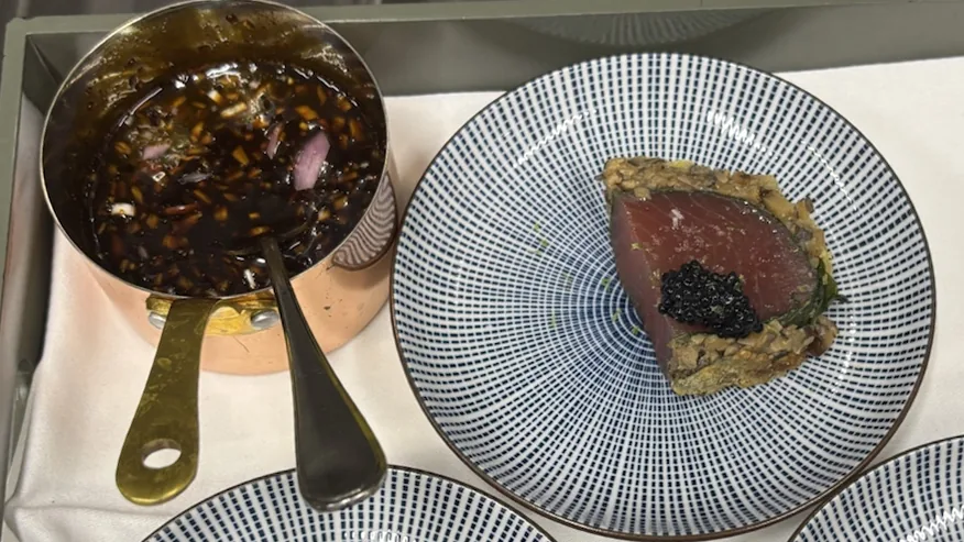 Testing Tuna Wellington from Tantris